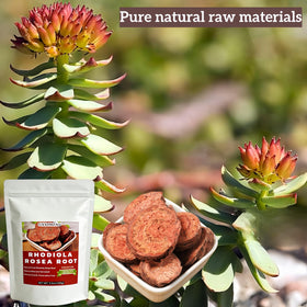 GXXDMZAQ Rhodiola tea ingredients in loose pieces for steeping.