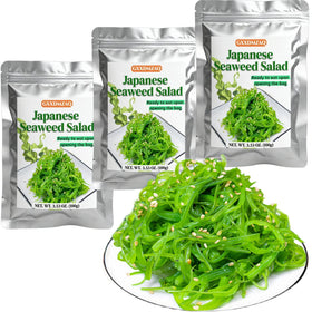 GXXDMZAQ seaweed salad mix 3-pack 100g each, ready to use.