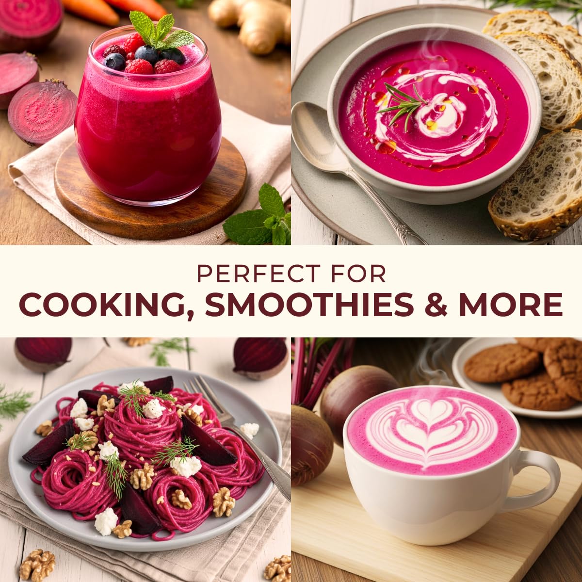 Gya Tea Co Beet Root Powder preworkout shake for plant based energy