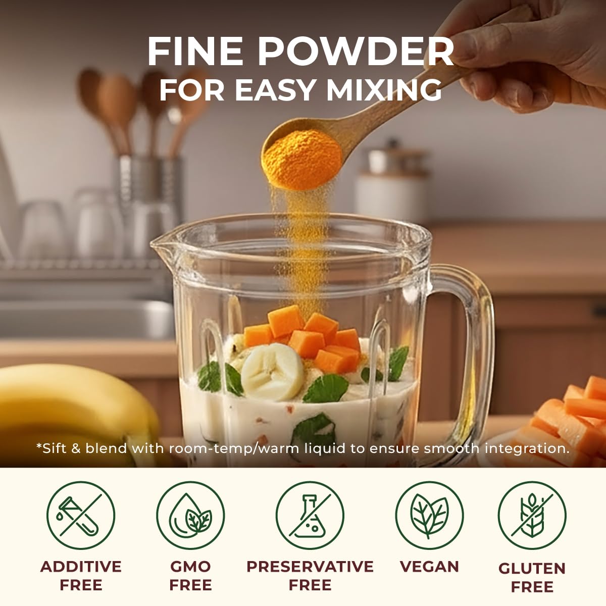 Gya Tea Co carrot powder single-ingredient profile supports honest cooking.