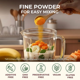 Gya Tea Co carrot powder single-ingredient profile supports honest cooking.