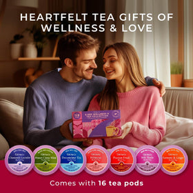 Gya Tea Co Chamomile Lavender tea pod for calming evening ritual.