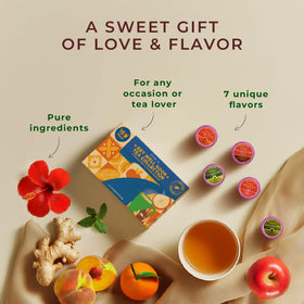 Gya Tea Co Cinnamon Apple Orange pod set with festive, inviting scent.