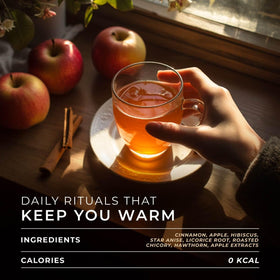 Gya Tea Co decaf wellness tea cup highlighting caffeine-free comfort