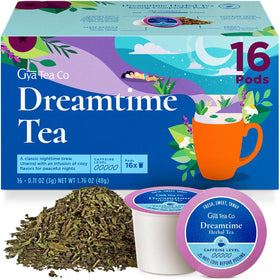 Gya Tea Co Dreamtime pod front view for calming bedtime ritual