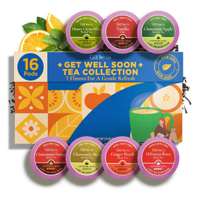 Gya Tea Co Get Well Soon pod set cover image showing a gift-ready box for comforting moments.