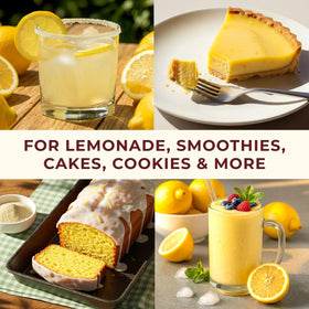 Gya Tea Co lemon powder in baking for cakes and cookies