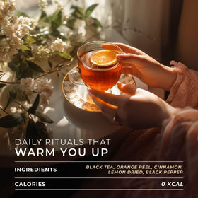 Gya Tea Co orange-peel aroma enhances a citrus-forward cup.