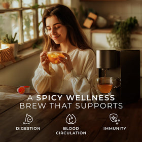 Gya Tea Co premium ingredients lemon and ginger in tea