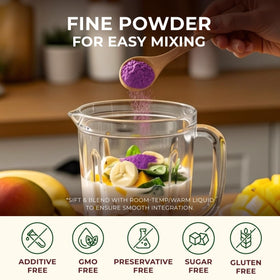 Gya Tea Co purple sweet potato powder used in sourdough