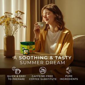 Gya Tea Co steeping cup image highlights easy, relaxing tea moments.