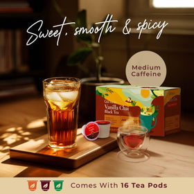 Gya Tea Co Vanilla Chai aroma fills your steaming cup with inviting warmth