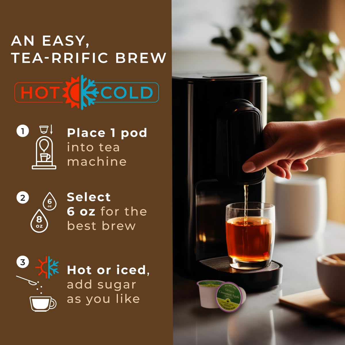 Gya Tea Co warm aroma filling a space as you sip