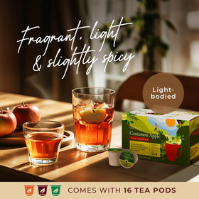 Gya Tea Co decaf tea pods, convenient caffeine-free selection.