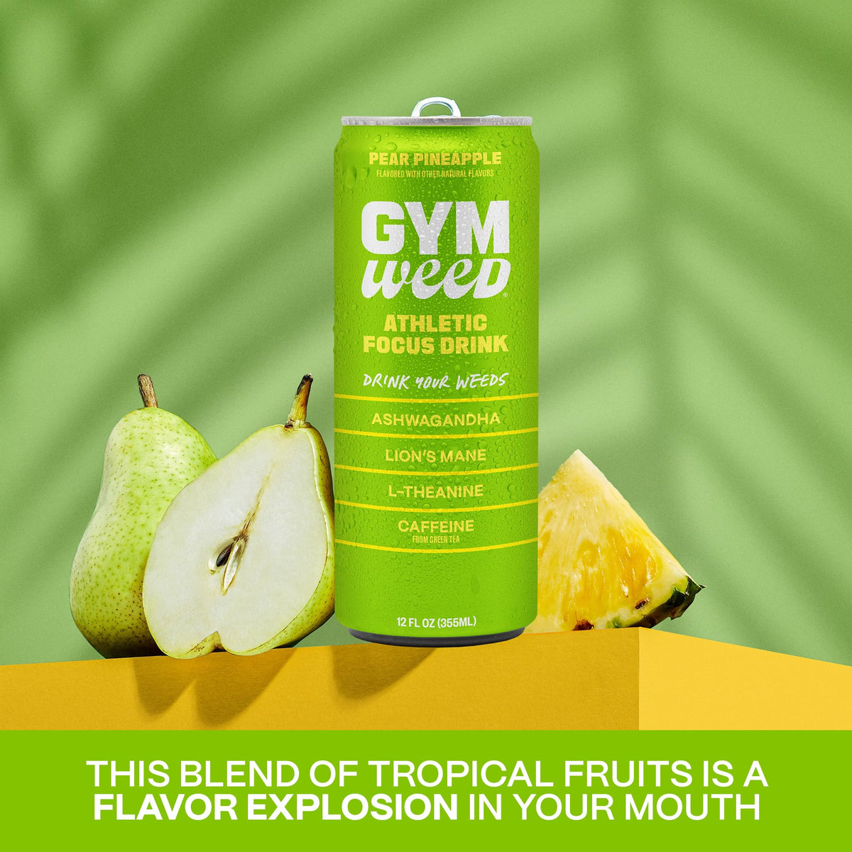 Gym Weed 12-pack box suggests convenient on-the-go energy for workouts