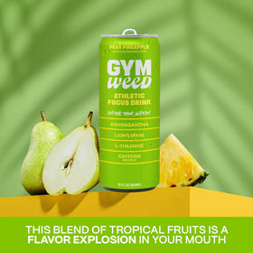 Gym Weed 12-pack box suggests convenient on-the-go energy for workouts