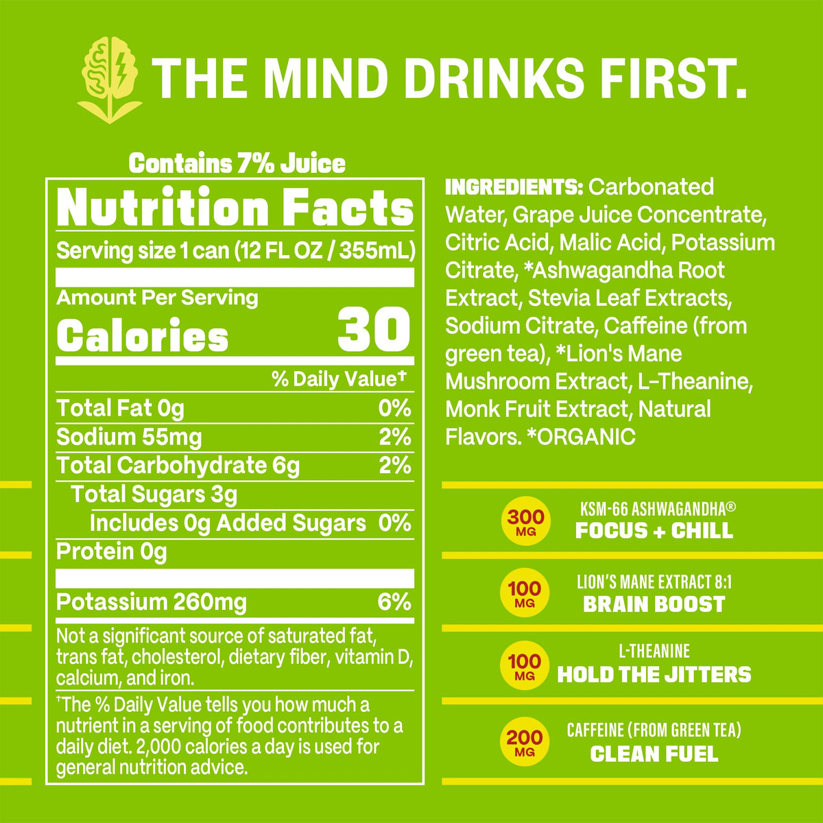 Gym Weed label close-up highlighting ingredients and premium formulation for focused performance