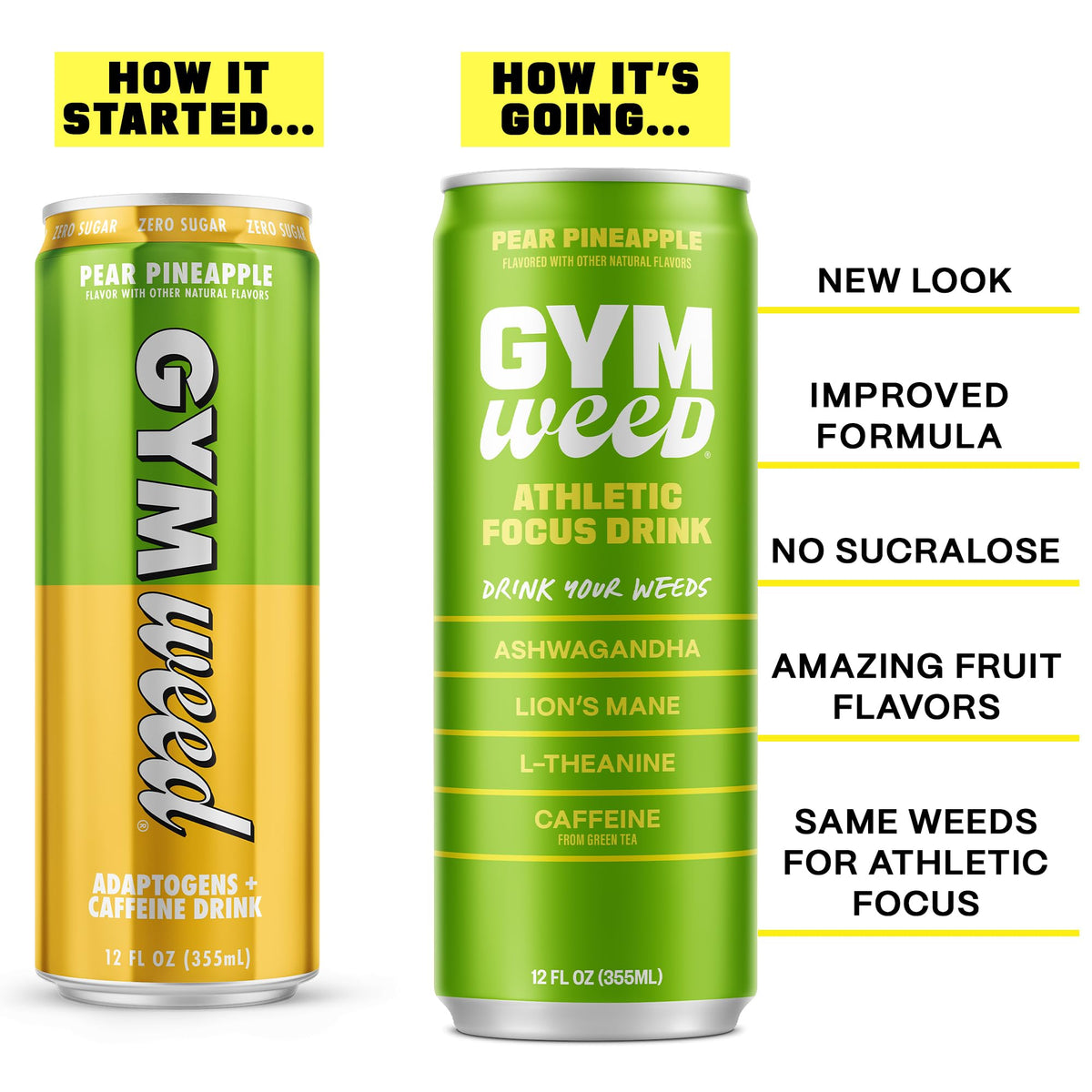 Gym Weed Lion's Mane imagery highlights cognitive support and alertness potential