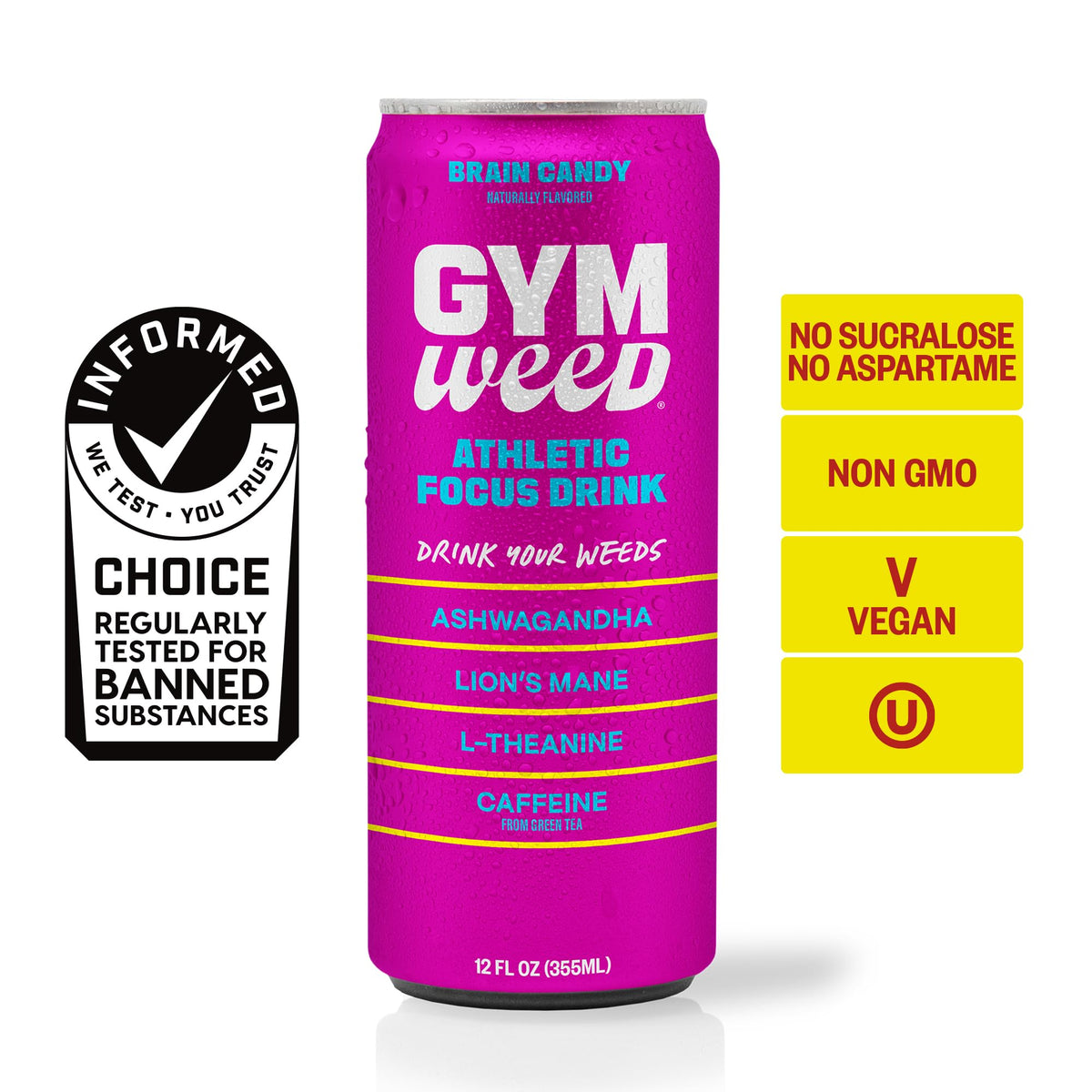 GYM WEED 12-pack display for daily use on the go
