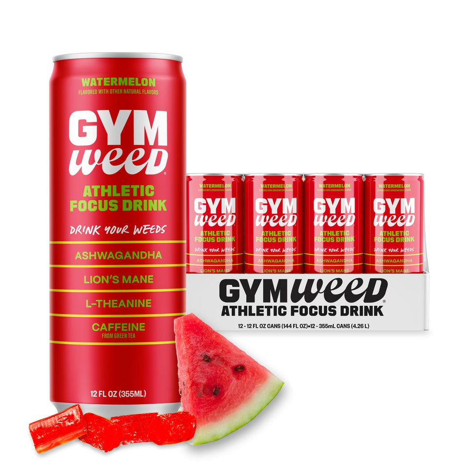 Gym Weed athletic focus drink bottle ready for pre-workout energy