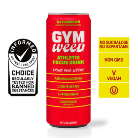 Gym Weed packaging card and blister showcasing product info at a glance
