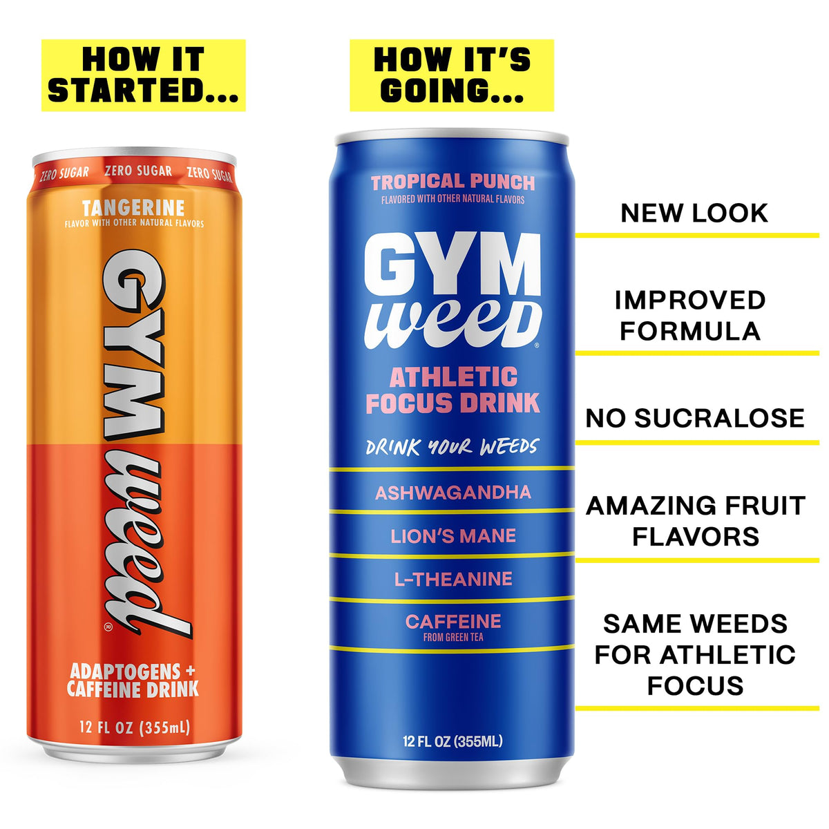 GYM WEED Tropical Punch 12-pack box image ready for shoppers.