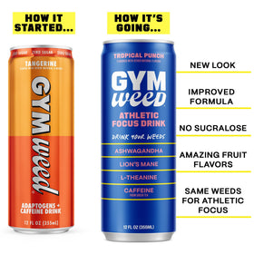 GYM WEED Tropical Punch 12-pack box image ready for shoppers.