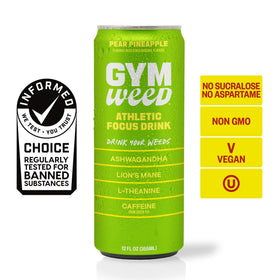Gym Weed Variety Pack front view showing four flavors.