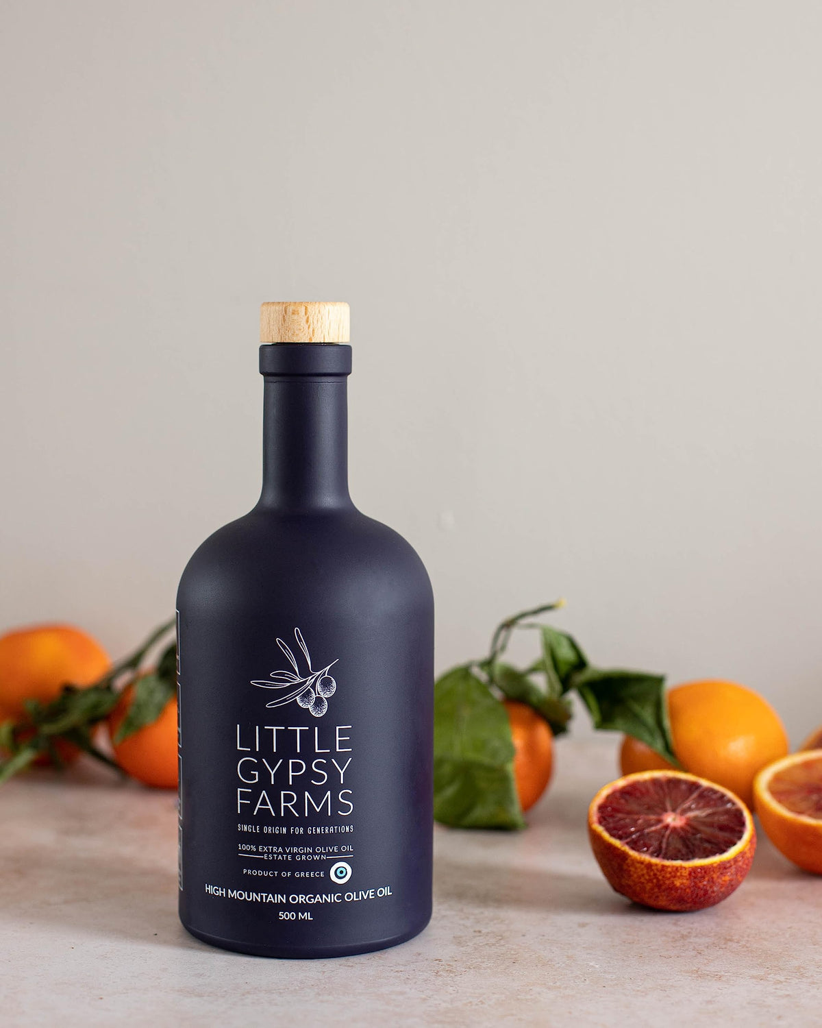 Gypsy Farms single-estate olive trees showcase authentic Greek terroir for bold flavors.