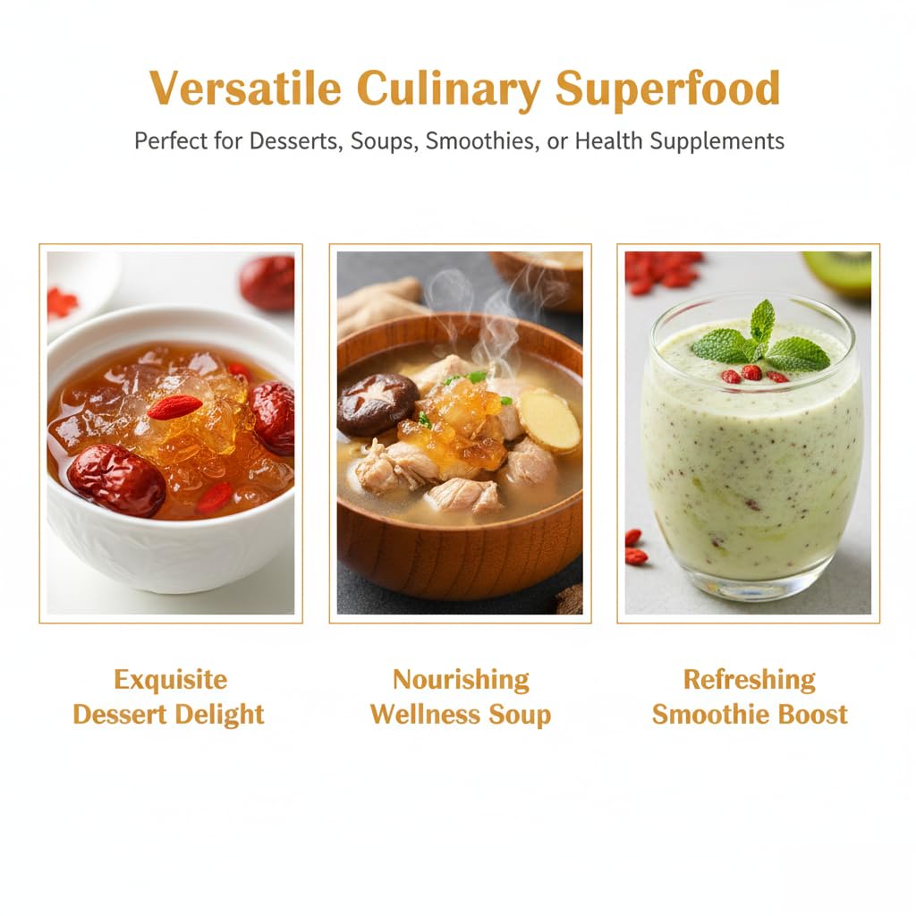 H2ONDBQF Peach gum in soup – versatile ingredient for nourishing meals