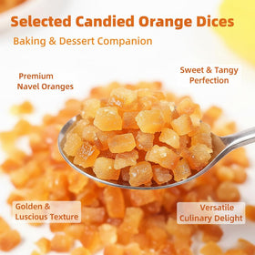 H2ONDBQF tea infusion with orange peel dices enhances aroma