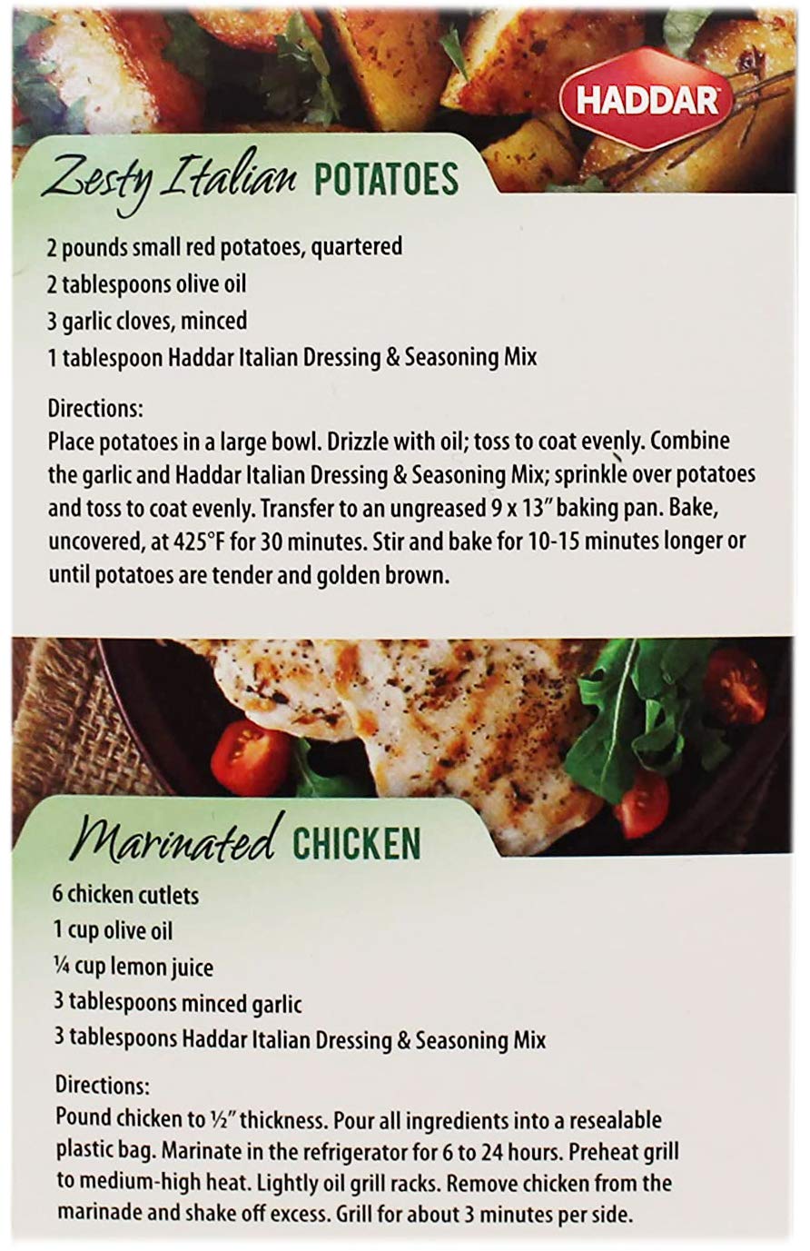 Haddar kosher Passover dairy-free dressing label on packaging