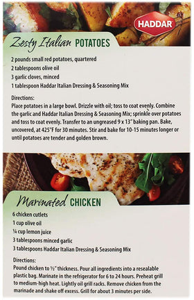 Haddar kosher Passover dairy-free dressing label on packaging