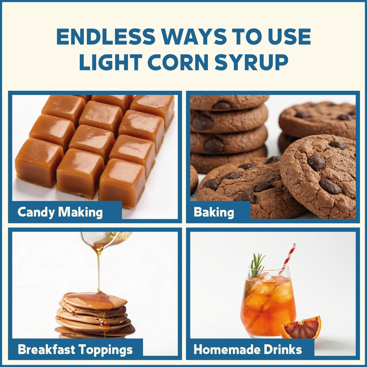 Haddar Light Corn Syrup vanilla aroma signals quality and versatility.