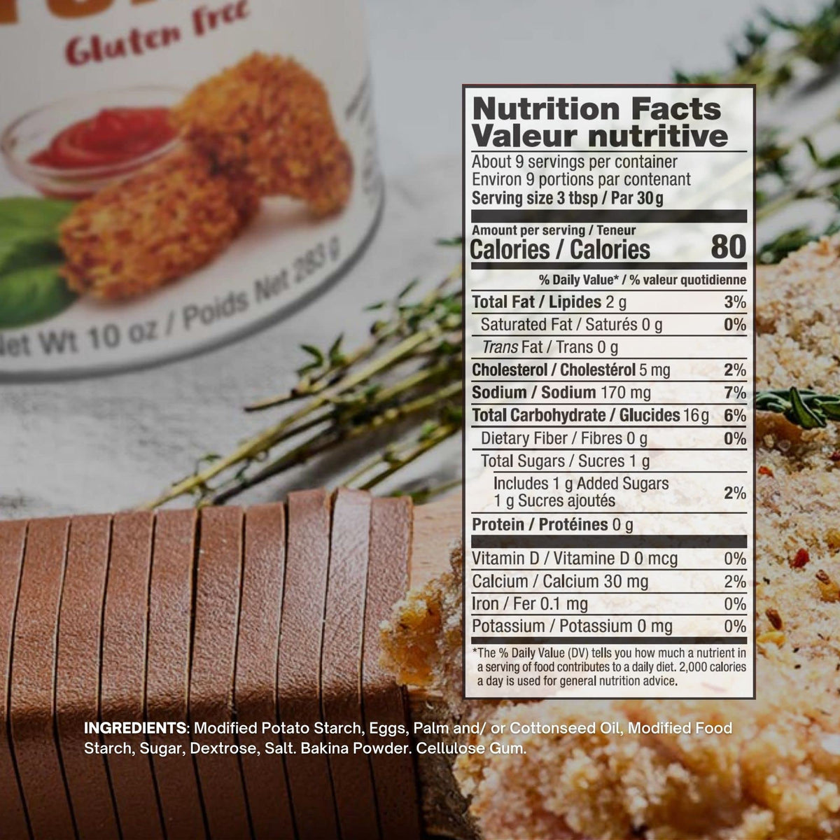 Haddar Gluten Free Pretzel Crumbs ideal for crispy fried fish.