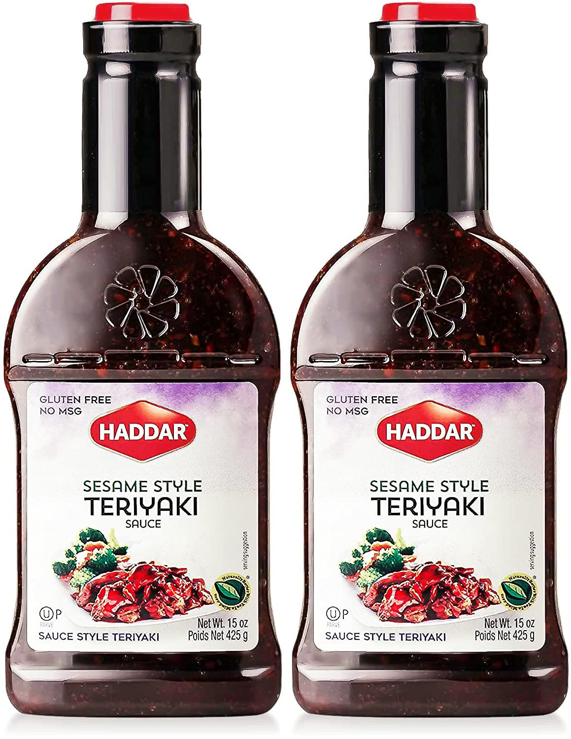 Haddar Sesame Style Teriyaki bottle with glossy glaze ideal for marinades