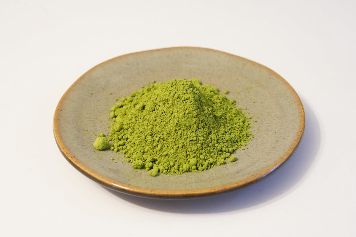 haijiro Uji Matcha powder stone mill process highlights fine texture perfect for ceremonial use