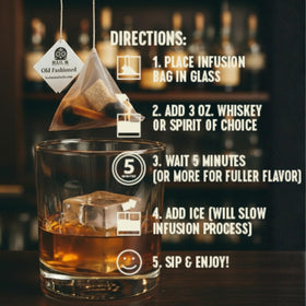 Hail M Cocktails demerara sugar crystals in sachet hint caramel notes.