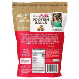 Hairless Brush Simply Fuel chocolate coconut peanut butter bite close-up highlighting indulgent flavor.