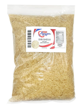 Rice Shella bag front from 100% Ayisyen, showcasing authentic Haitian rice quality.