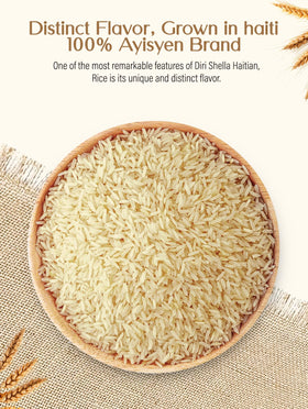 Rice Shella ready-to-serve dish idea with authentic Haitian flavors.
