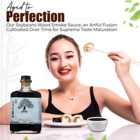 HAKU Smoked Shoyu wood smoke essence capturing Japanese oak aroma