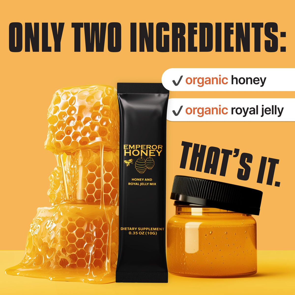 Halal Honey Extra Strength on-the-go use with hydration for best results.