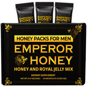 Halal Honey Extra Strength packaging shown for on-the-go energy.