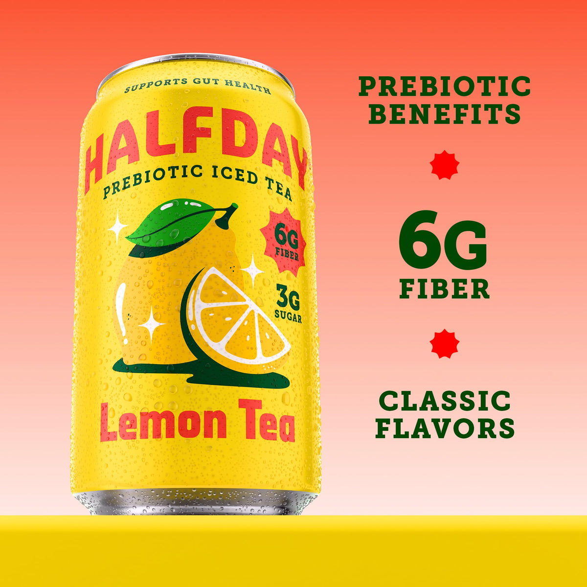 HALFDAY 12-pack packaging may vary - convenient cold refreshment.
