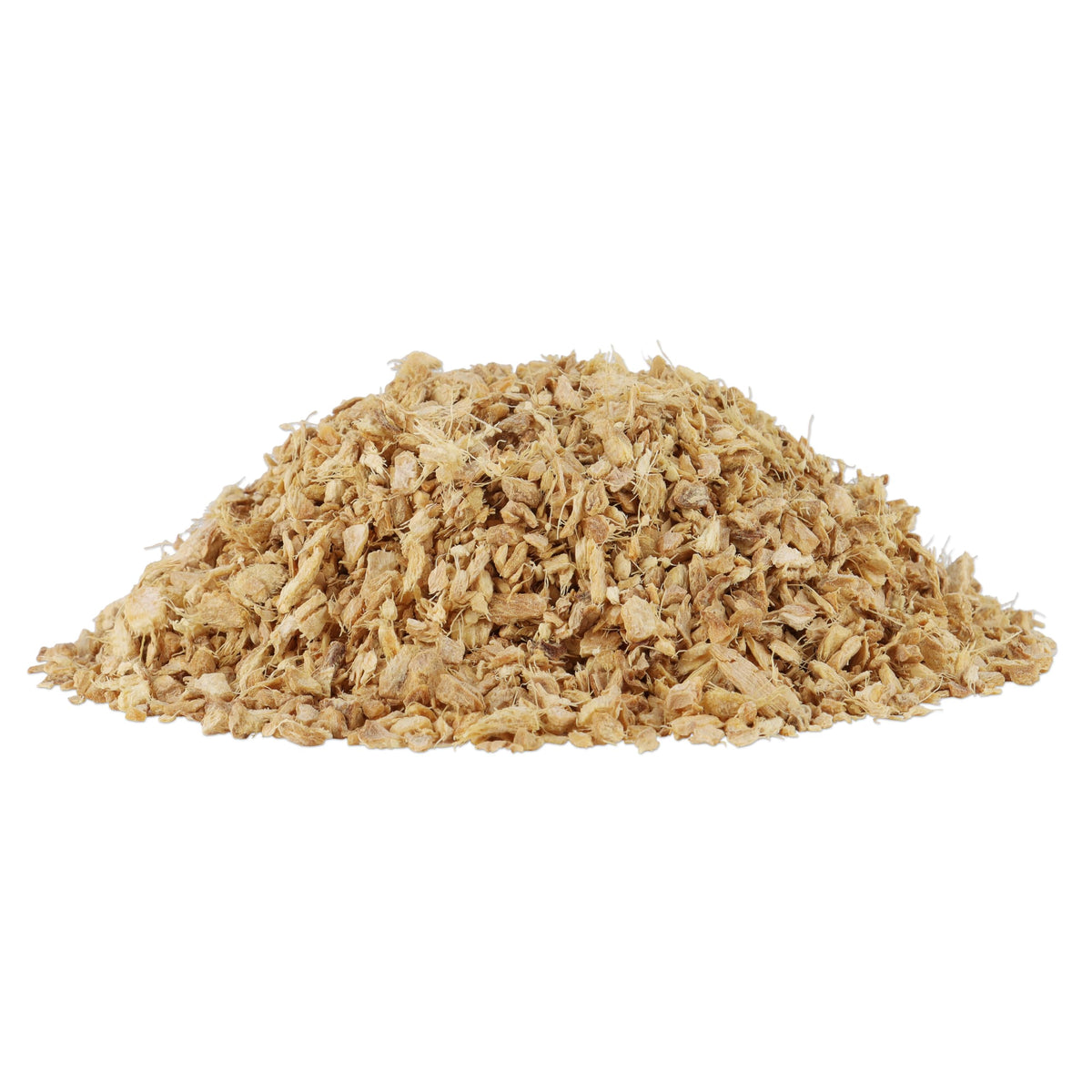 Halo Naturals cut and sifted ginger root ready for soups, teas, and cooking.