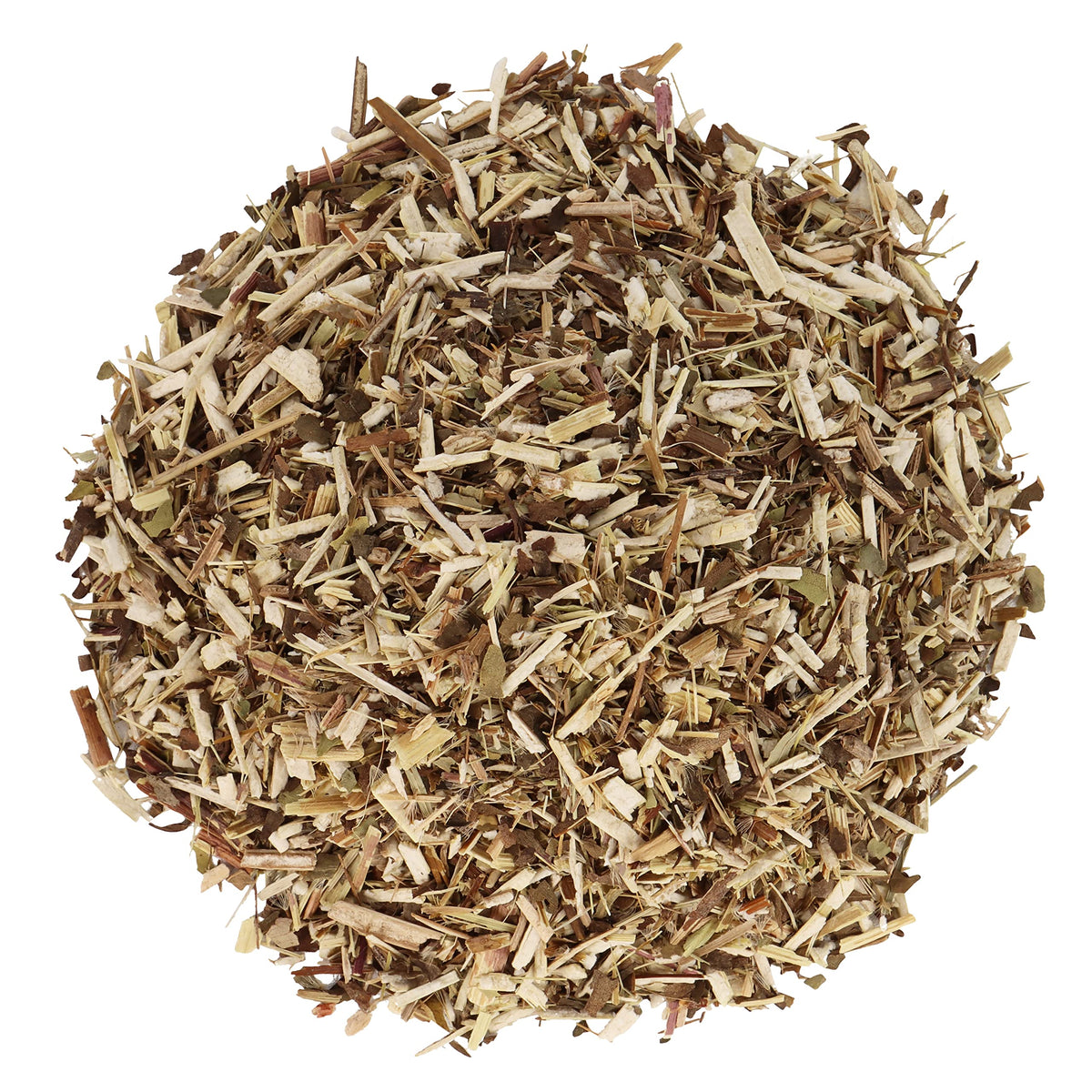 Halo Naturals Goldenrod herb close up cut and sifted texture for brewing