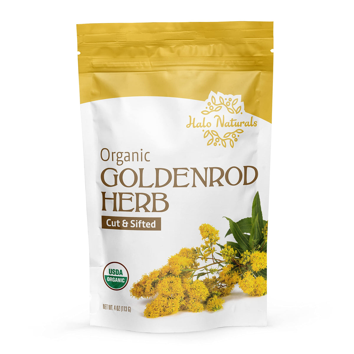 Halo Naturals organic certification label confirms USDA Organic quality