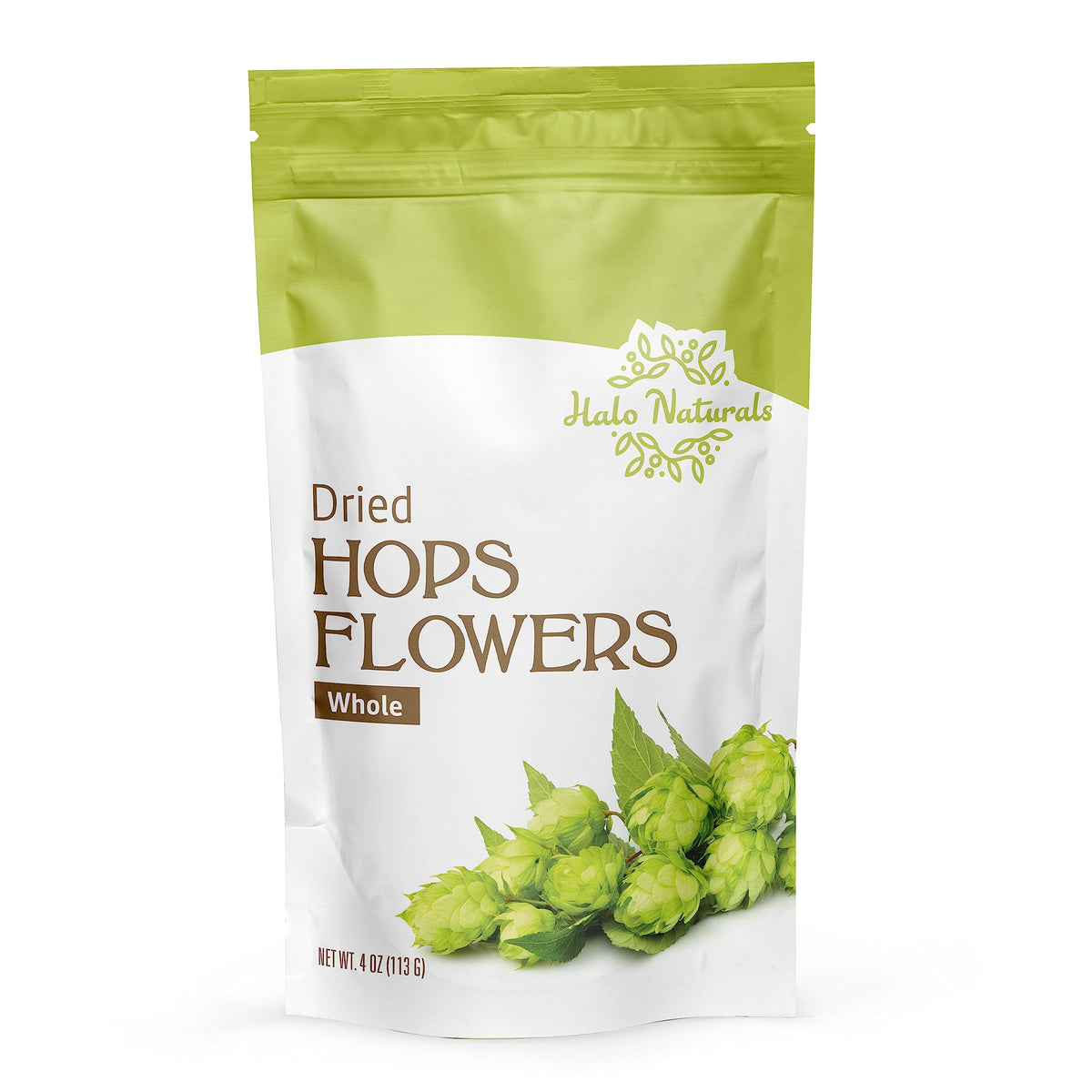 Halo Naturals Hops Flowers Whole close-up of dried cones with aroma