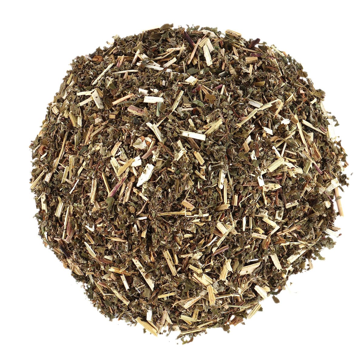 Halo Naturals Meadowsweet herb close-up cut-sifted reveals a fragrant, ready-to-measure herb